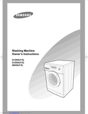 Samsung WD-Q1456V Owner's Instructions Manual