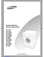 Samsung WF-F105NV Owner's Instructions Manual
