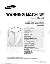 Samsung WA10K2(S)(Q) User Manual