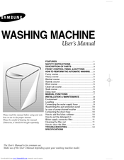 Samsung WA1265B0 User Manual