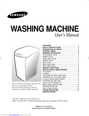 Samsung WA90RA User Manual