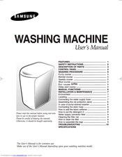 Samsung WA75K5C User Manual