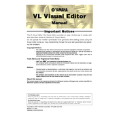 Yamaha VL Visual Editor Manual