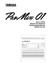 Yamaha ProMix 01 User Manual