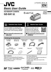 JVC Everio GZ-GX1 Basic User's Manual