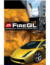 ATI Technologies V3400 - 100-505136 FireGL 128MB 128-bit GDDR3 PCI Express Video Card User Manual