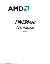 AMD RAIDXpert User Manual