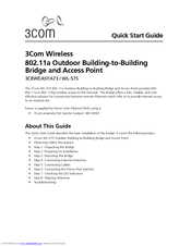 3Com WL-575 Quick Start Manual