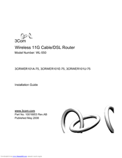 3Com 3CRWER101A-75 Installation Manual