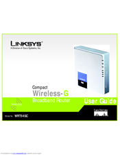 Linksys WRT54GC - Compact Wireless-G Broadband Router Wireless User Manual