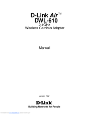 D-Link DWL-610 Manual
