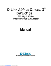 D-Link AirPlus XTREME G DWL-AG132 Manual