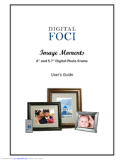 Digital Foci Image Moments IMT-063 User Manual