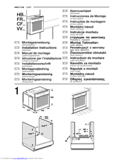 Bosch CF Series Installation Instructions Manual