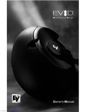 Electro-Voice Compact Full-Range Speaker EVID 4.2 Owner's Manual