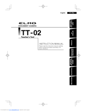 Elmo TT-02 Instruction Manual