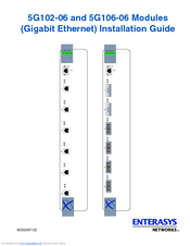 Enterasys 5G106-06 Install Manual