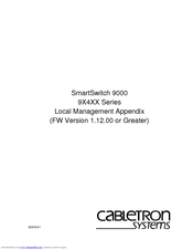 Cabletron Systems SmartSwitch 9000 9X4XX Series Appendix