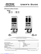 Fetco GR-2.2 User Manual