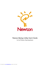 Newton Newton Backup Utility User Manual
