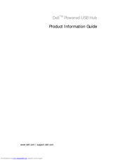 Dell Powered USB Hub Product Information Manual