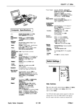 Epson Equity LT-286e Product Information Manual