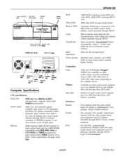 Epson NX Product Information Manual