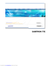 Samsung Samtron 77E User Manual