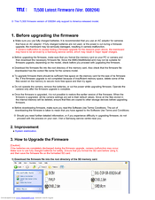 Samsung TL500 Firmware Update Manual