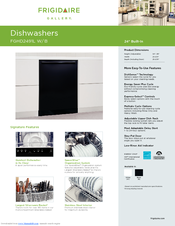 Frigidaire FGHD2491LB Product Specifications