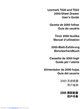 Lexmark Optra Optra T User Manual