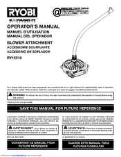 Ryobi RY15519 Operator's Manual