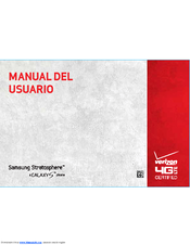 Samsung Galaxy S Stratosphere Manual Del Usuario