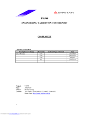 Biostar U8598 Reports Manual