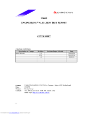 Biostar U8668 Grand Reports Manual