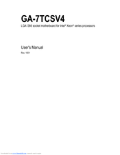 Gigabyte GA-7TCSV4 User Manual