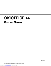 Oki OKIOFFICE 44 Service Manual