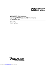 HP VISUALIZE Linux Series Supplementary Manual