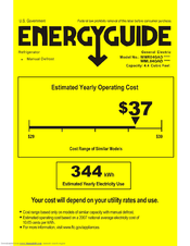 GE WML04GADBS Energy Manual