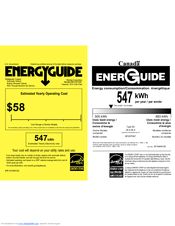 Maytag MFX2570AE Series Energy Manual