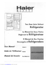 Haier HDF05WNAWW User Manual