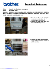 Brother BES-1240BC Manual