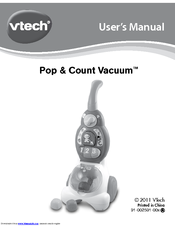 Vtech Pop & Count Vacuum User Manual