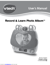 Vtech Record & Learn Photo Album User Manual