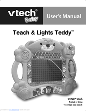 Vtech Teach & Lights Teddy User Manual