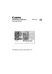 Canon ZR300 Instruction Manual