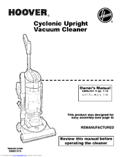 Hoover UH70060RM Owner's Manual