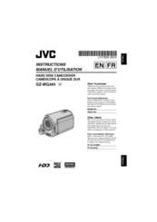 JVC GZ-MG365B - Everio Camcorder - 680 KP Instructions Manual
