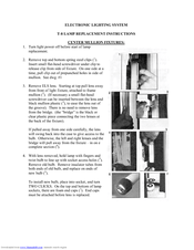 Hussmann T-8 Replacement Instructions Manual