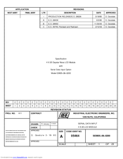 IEE S03805-06-0200 Reference Manual